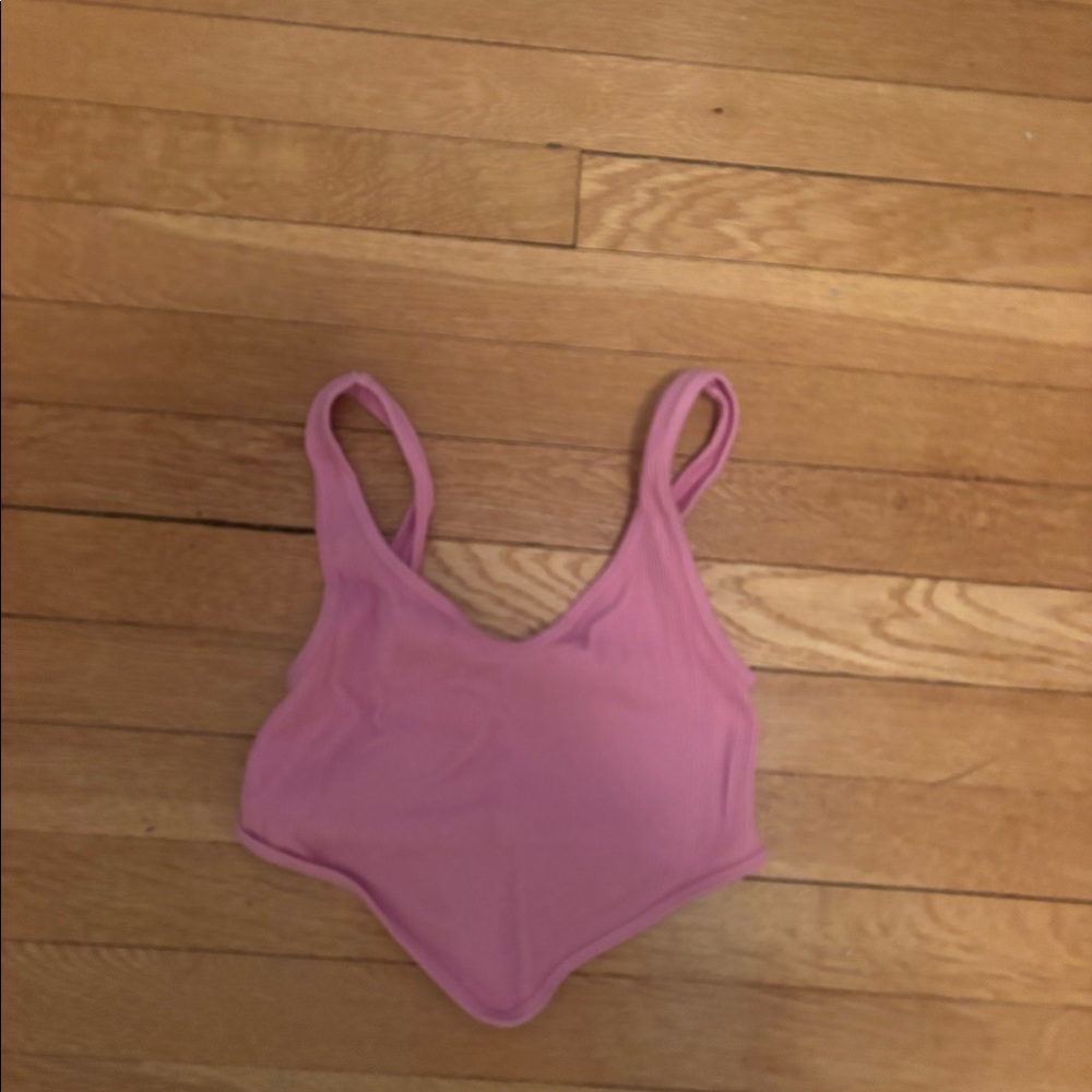 Pink bra top